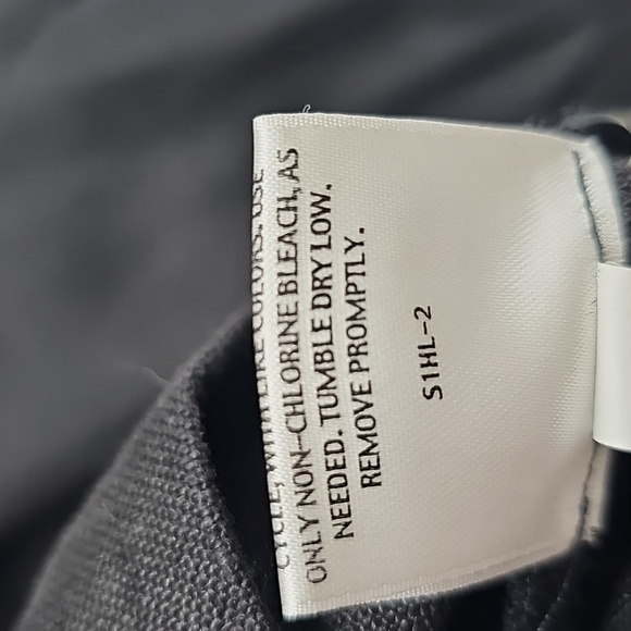 Eileen Fisher Black Linen Slim Ankle Pant, Side Zip, New, Size Medium - Picture 10 of 13